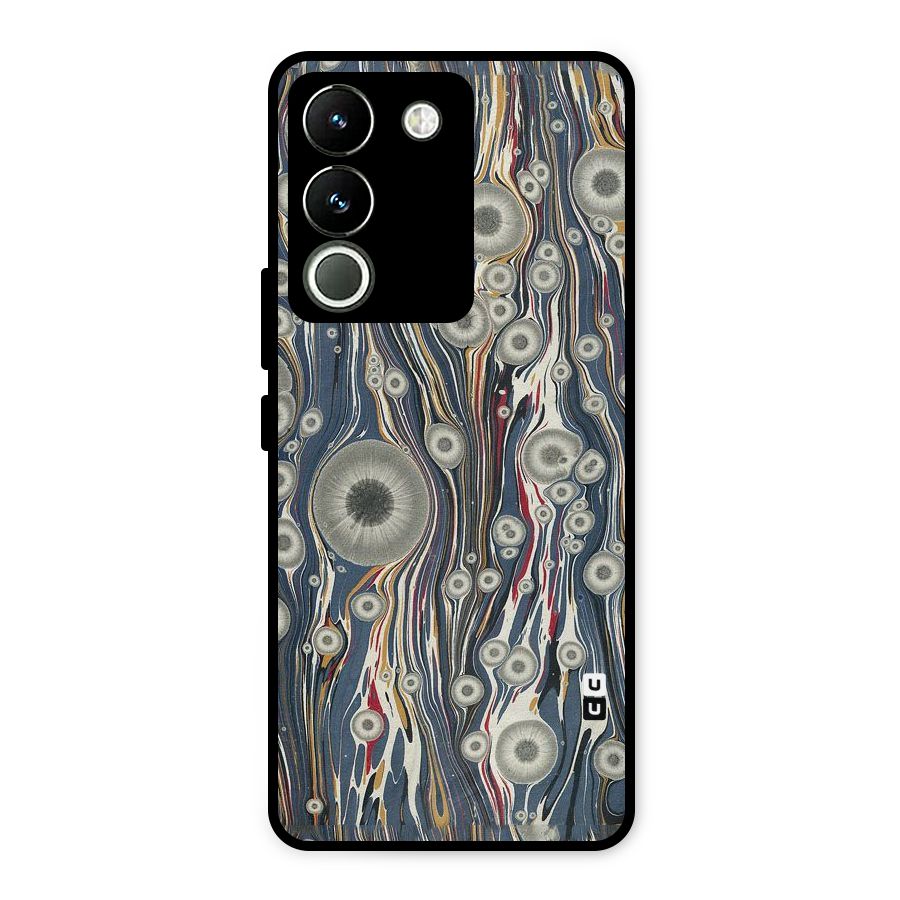 Mini Circles Metal Back Case for Vivo Y200