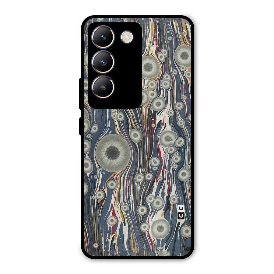 Mini Circles Metal Back Case for Vivo Y200e