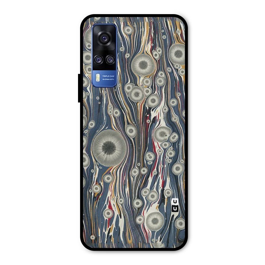 Mini Circles Metal Back Case for Vivo Y51A