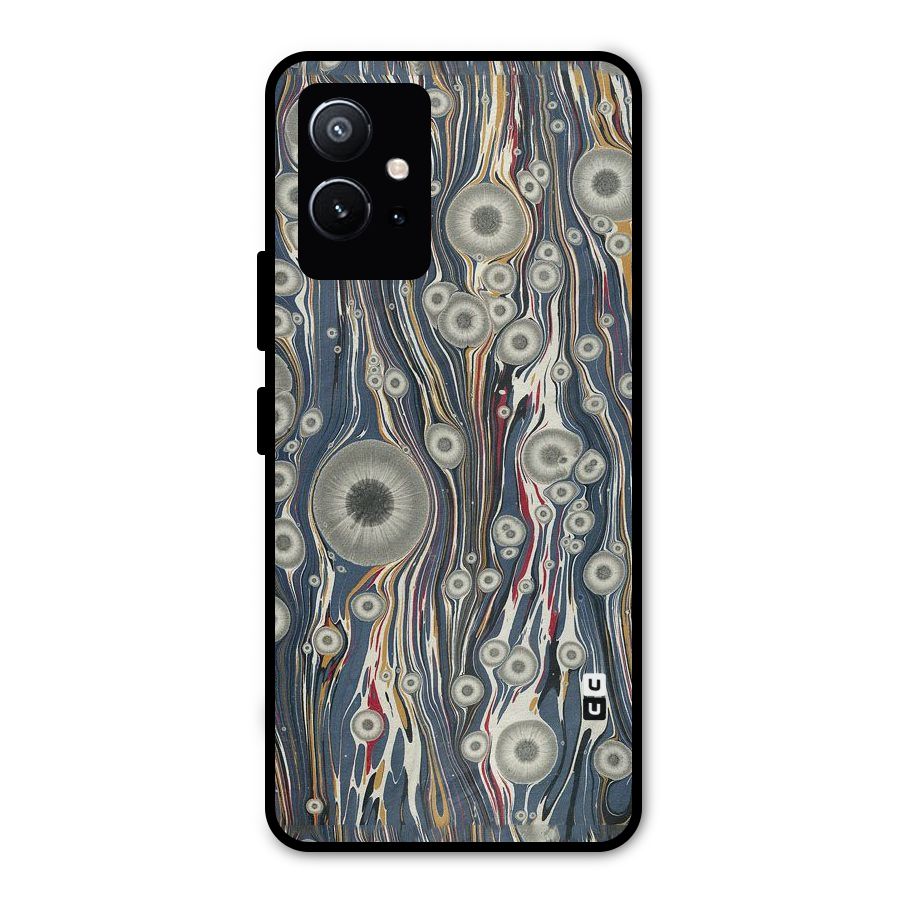 Mini Circles Metal Back Case for Vivo Y75 5G
