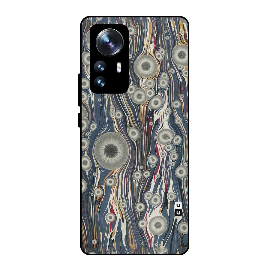 Mini Circles Metal Back Case for Xiaomi 12 Pro