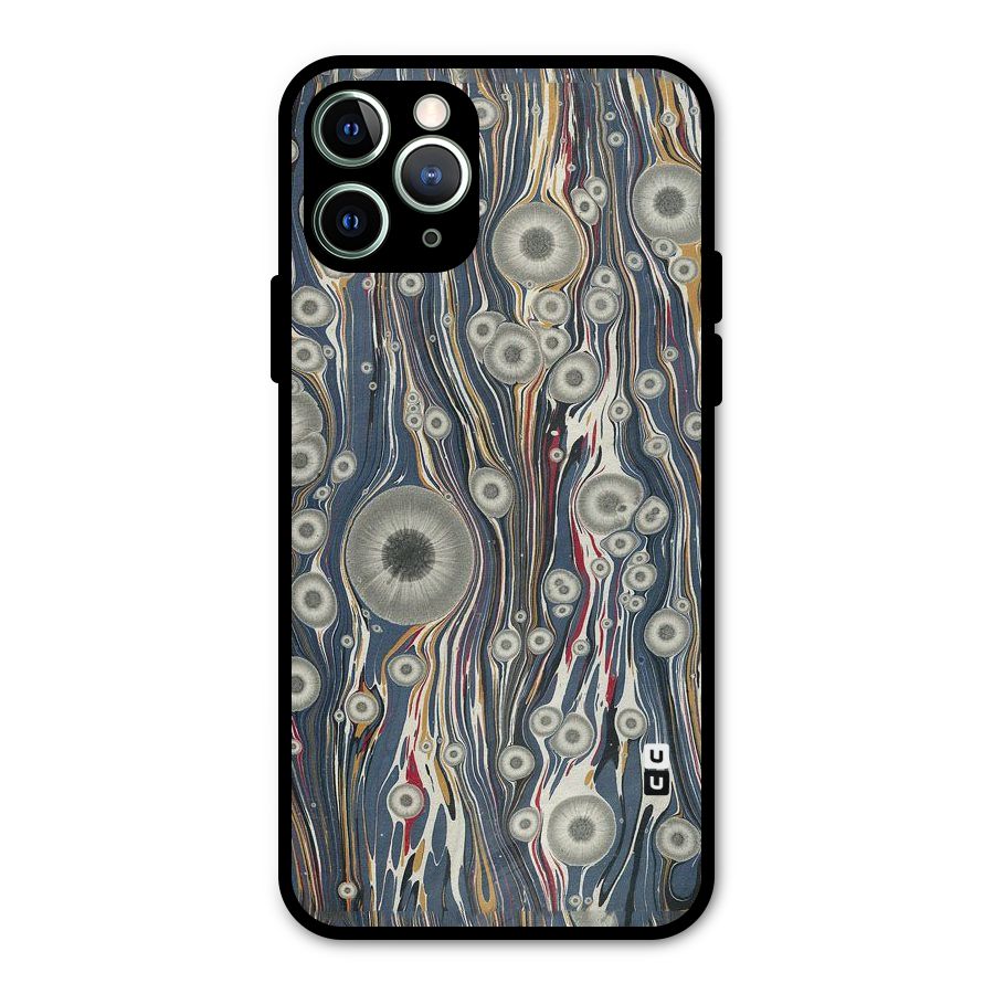 Mini Circles Metal Back Case for iPhone 11 Pro Max