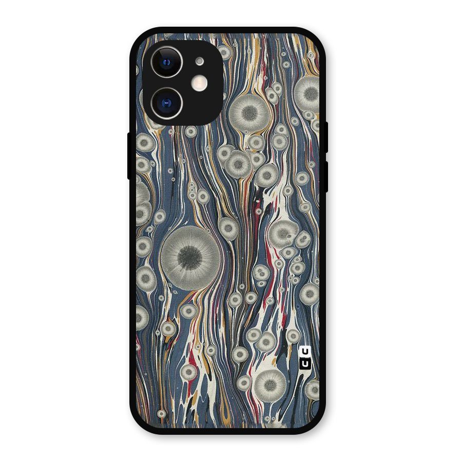 Mini Circles Metal Back Case for iPhone 12