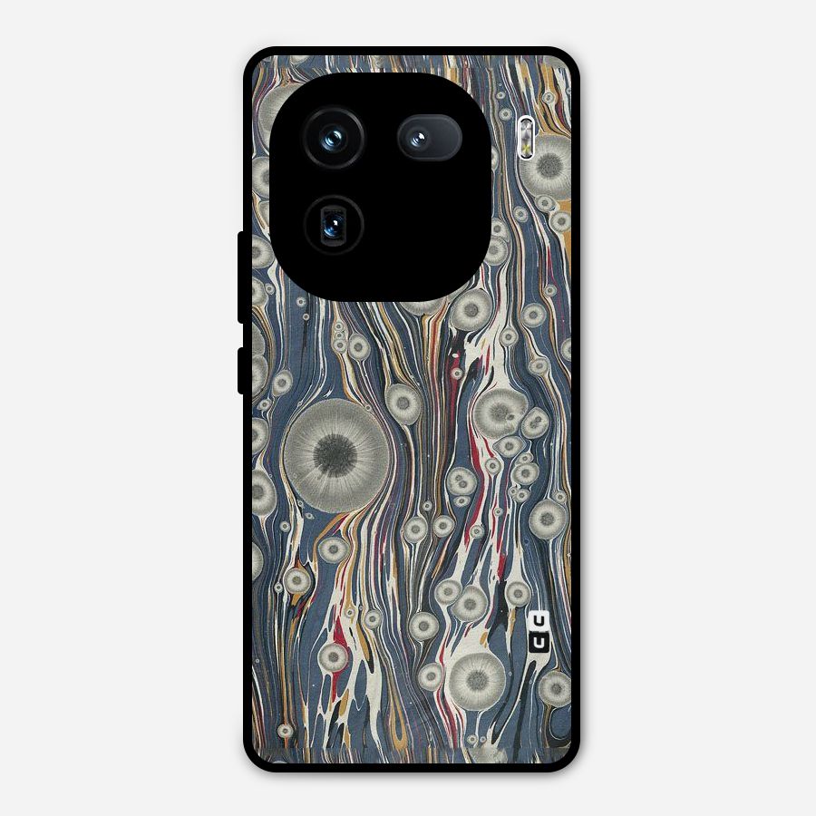 Mini Circles Metal Back Case for iQOO 12