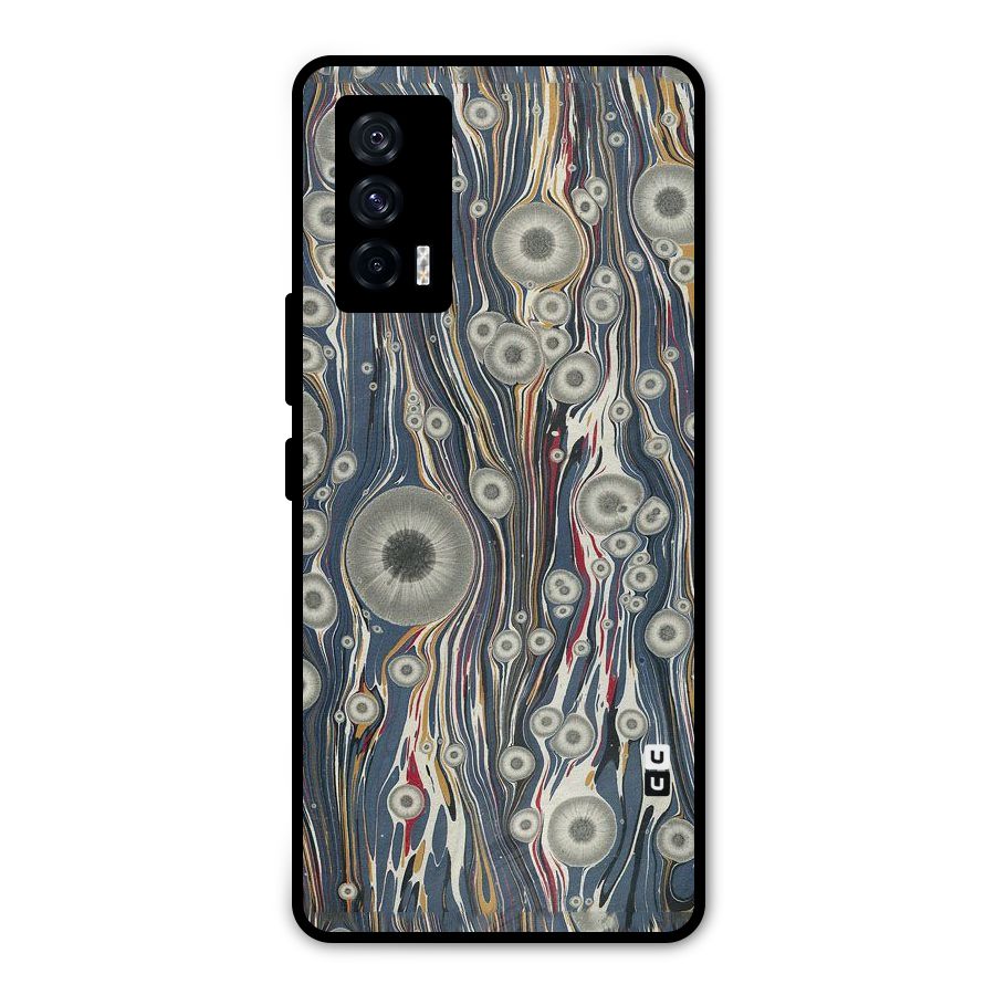Mini Circles Metal Back Case for iQOO 7 5G