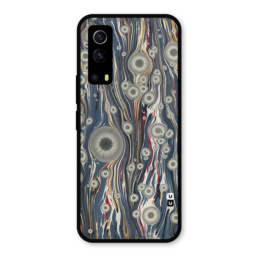 Mini Circles Metal Back Case for iQOO Z3