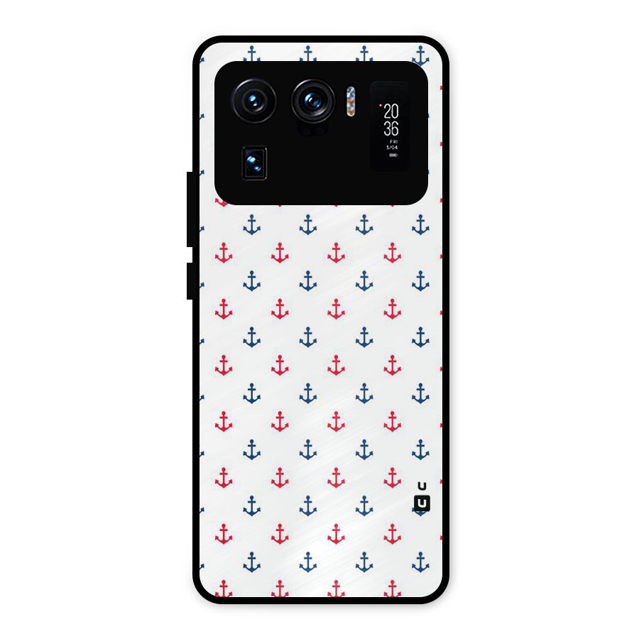 Minimal Anchor Pattern Metal Back Case for Mi 11 Ultra