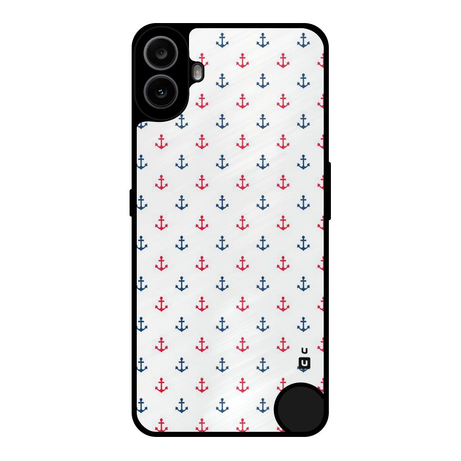 Minimal Anchor Pattern Metal Back Case for Nothing CMF Phone 1