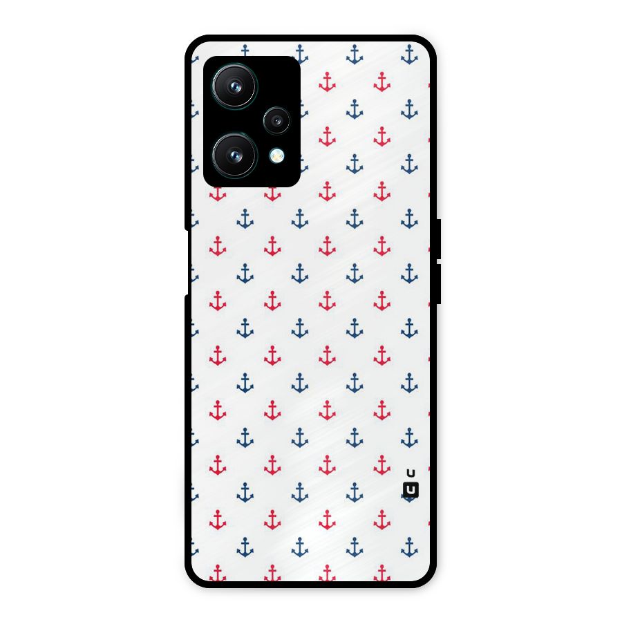 Minimal Anchor Pattern Metal Back Case for Realme 9 Pro 5G