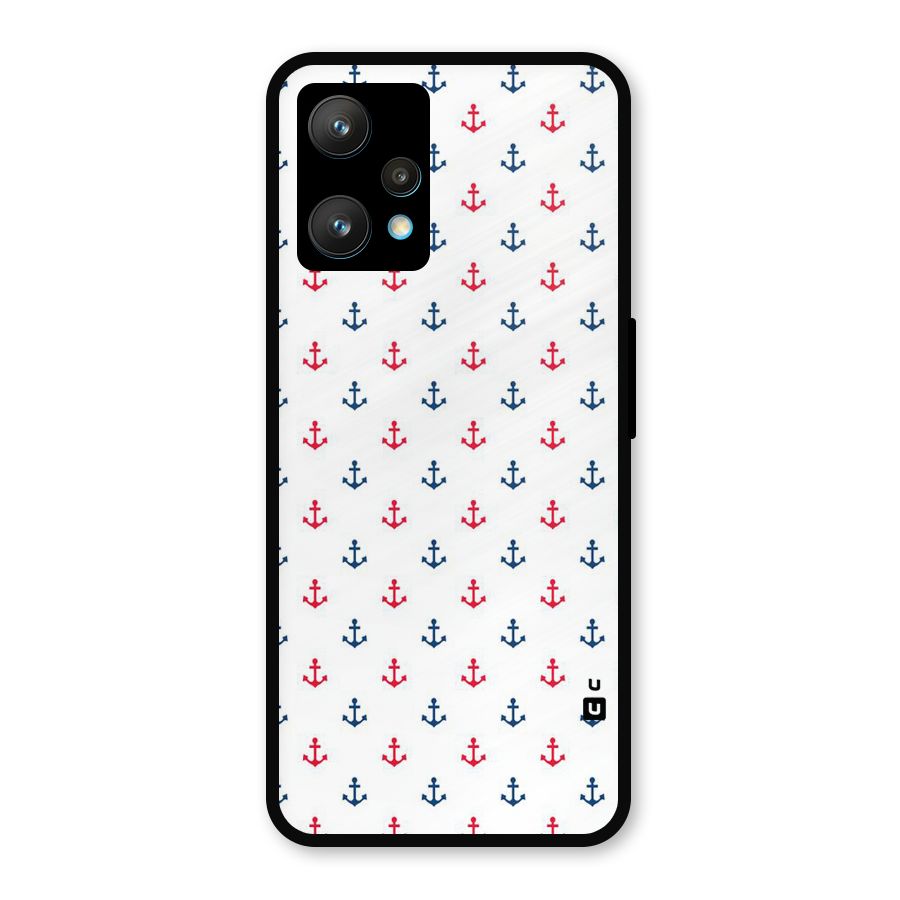 Minimal Anchor Pattern Metal Back Case for Realme 9 Pro Plus 5G