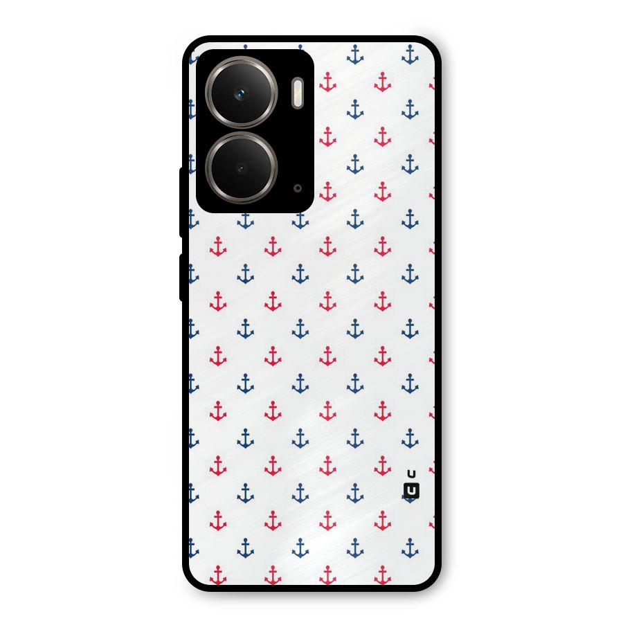 Minimal Anchor Pattern Metal Back Case for Realme P3