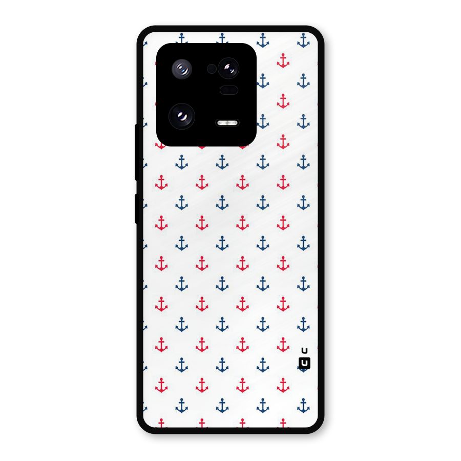 Minimal Anchor Pattern Metal Back Case for Xiaomi 13 Pro