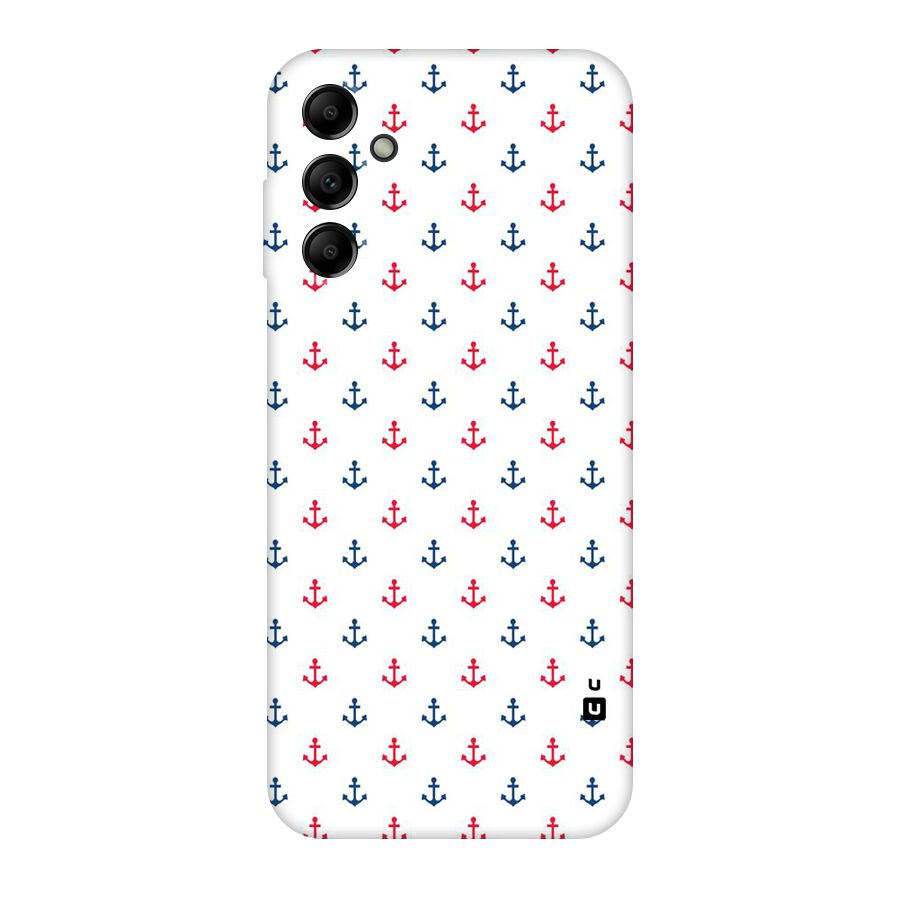 Minimal Anchor Pattern Original Polycarbonate Back Case for Galaxy A14 5G