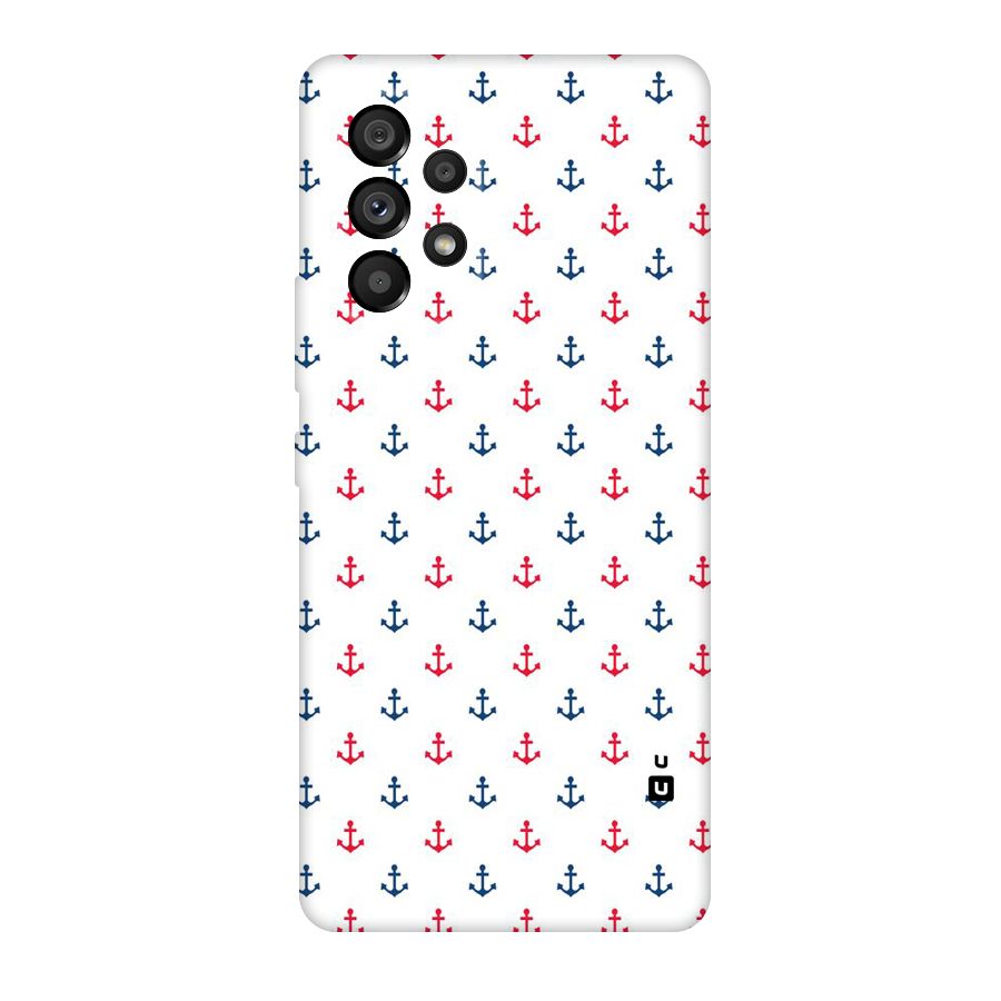 Minimal Anchor Pattern Original Polycarbonate Back Case for Galaxy A53 5G