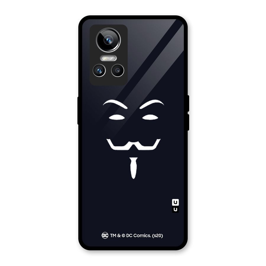 Minimal Anonymous Mask Glass Back Case for Realme GT Neo 3