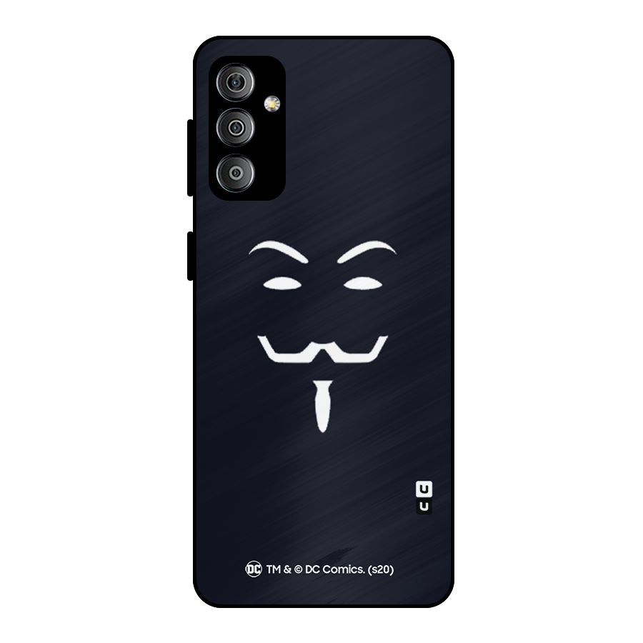 Minimal Anonymous Mask Metal Back Case for Galaxy F23