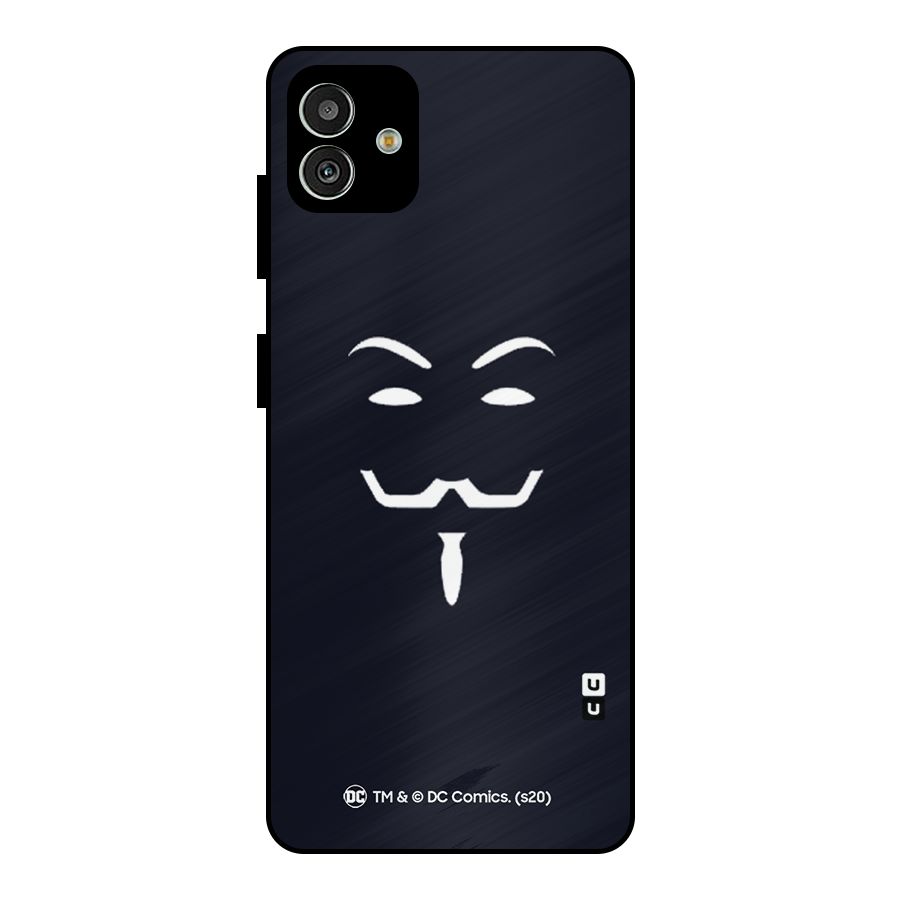 Minimal Anonymous Mask Metal Back Case for Galaxy M13 5G
