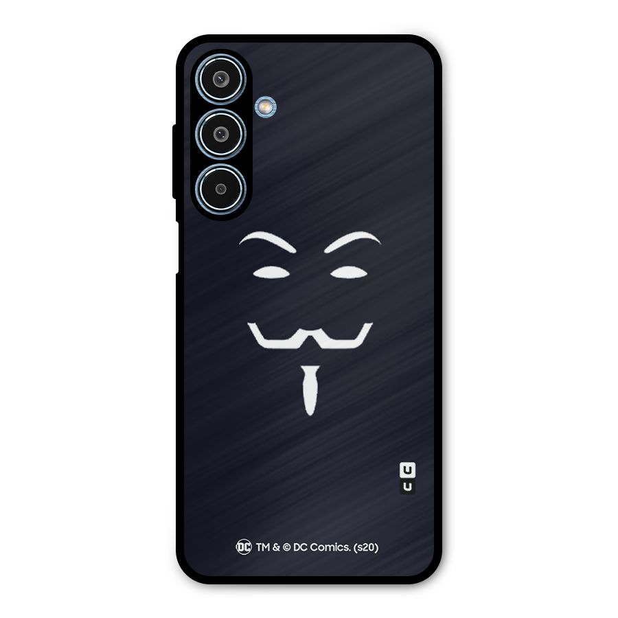 Minimal Anonymous Mask Metal Back Case for Galaxy M35