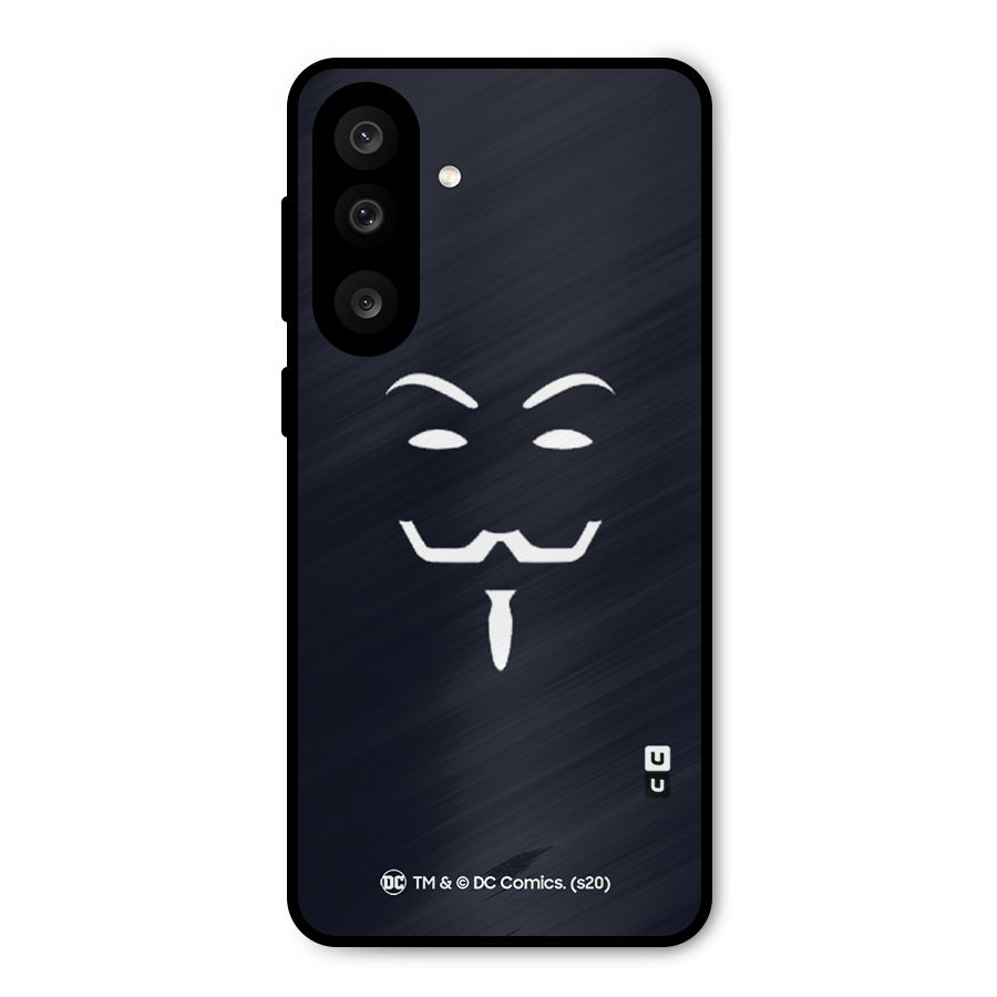 Minimal Anonymous Mask Metal Back Case for Galaxy M56