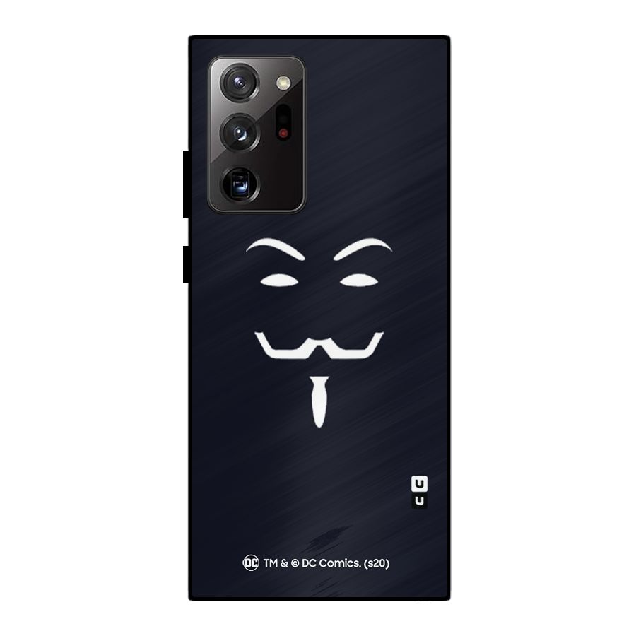 Minimal Anonymous Mask Metal Back Case for Galaxy Note 20 Ultra