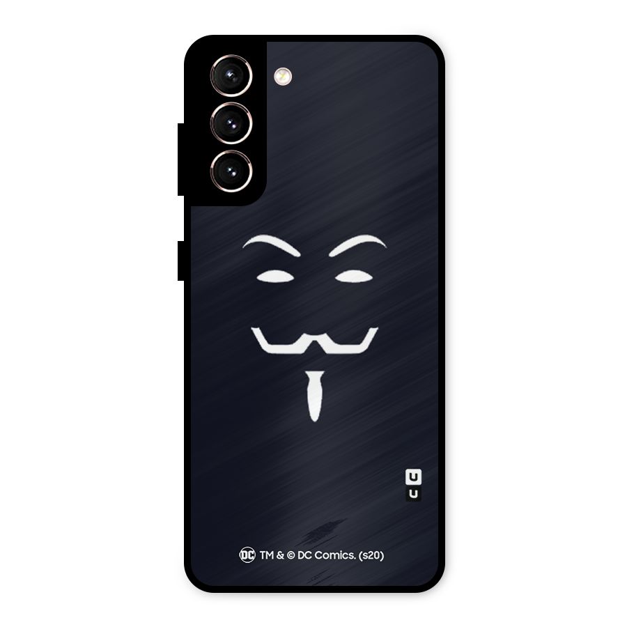 Minimal Anonymous Mask Metal Back Case for Galaxy S21 5G