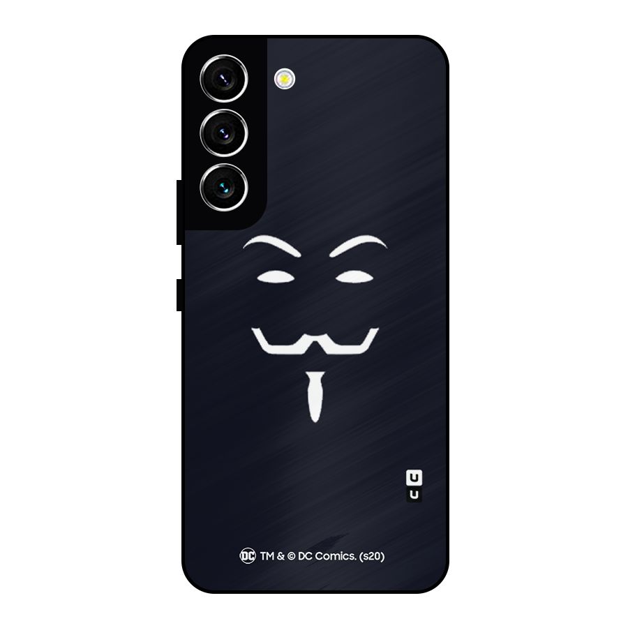 Minimal Anonymous Mask Metal Back Case for Galaxy S22 5G