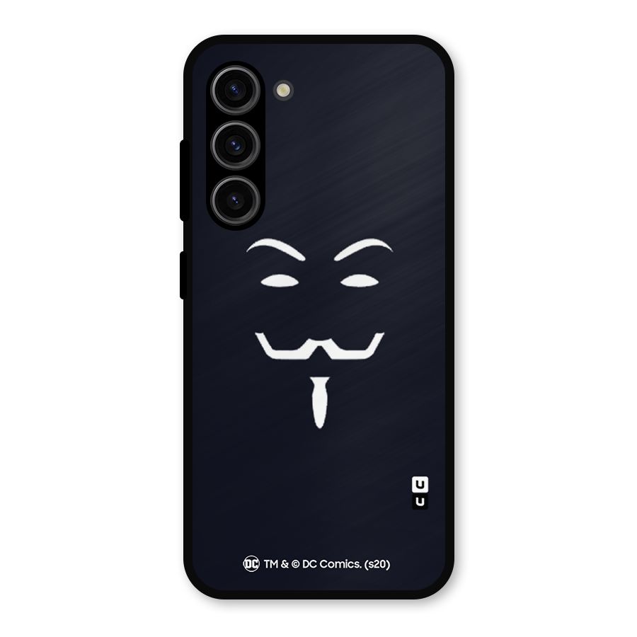 Minimal Anonymous Mask Metal Back Case for Galaxy S23