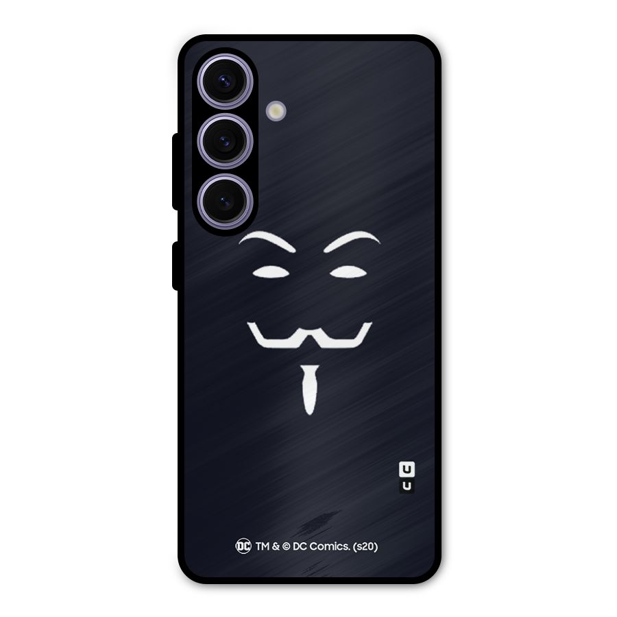 Minimal Anonymous Mask Metal Back Case for Galaxy S24