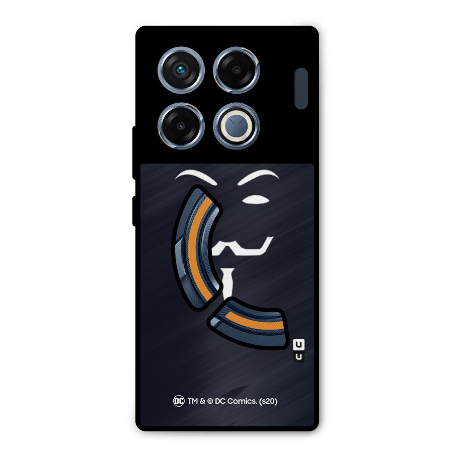 Minimal Anonymous Mask Metal Back Case for Infinix GT 20 Pro