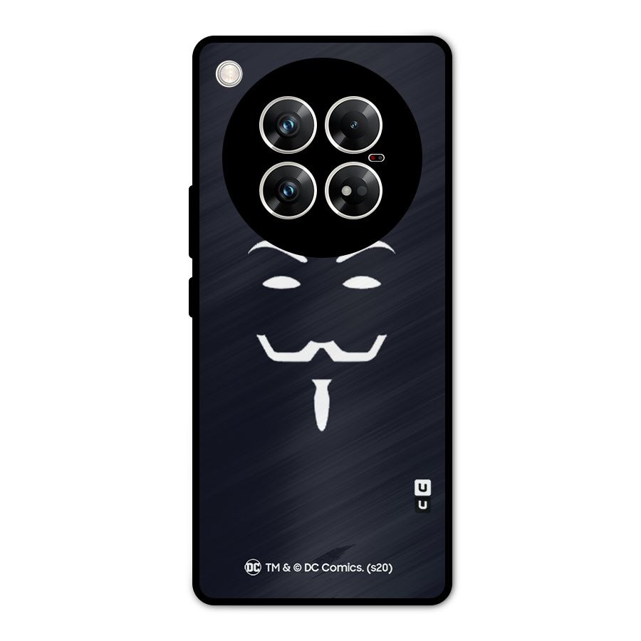 Minimal Anonymous Mask Metal Back Case for Infinix Zero 40 5G