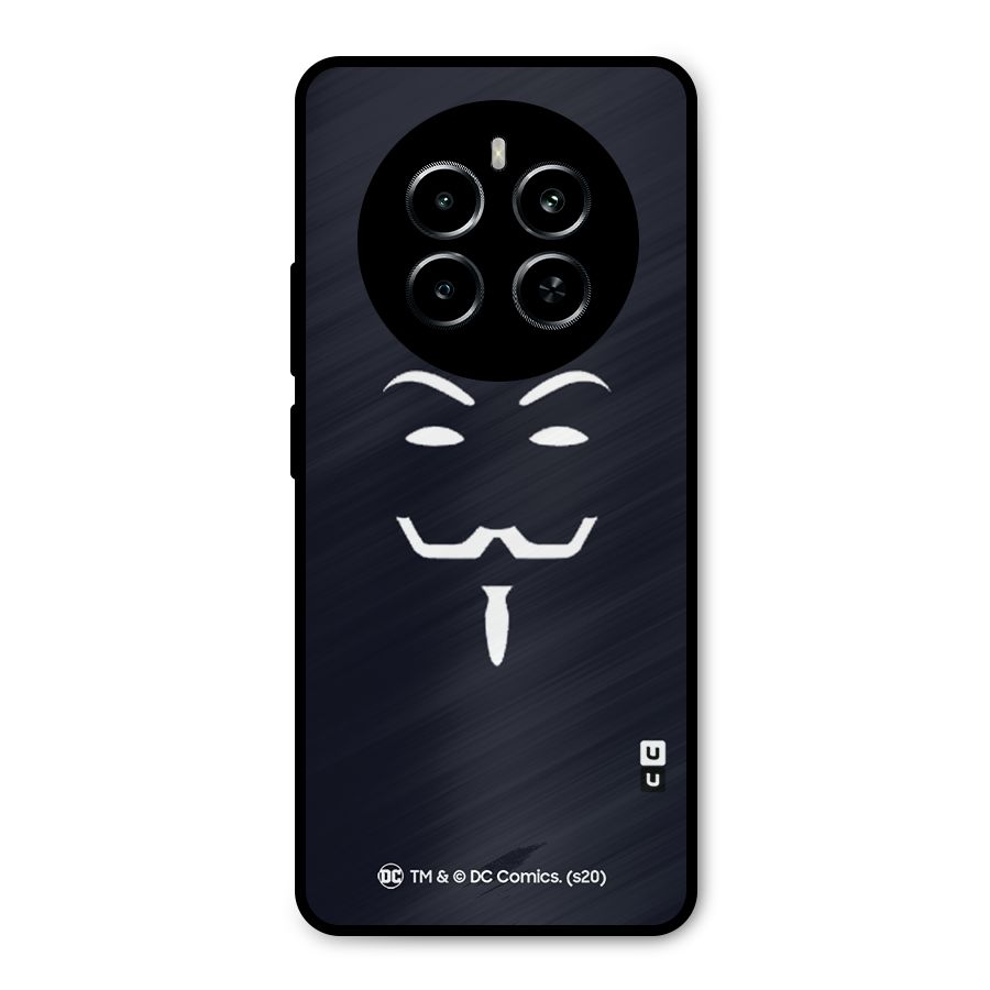 Minimal Anonymous Mask Metal Back Case for Realme P1
