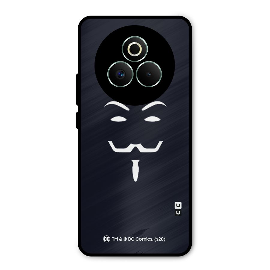 Minimal Anonymous Mask Metal Back Case for Realme P3 Pro