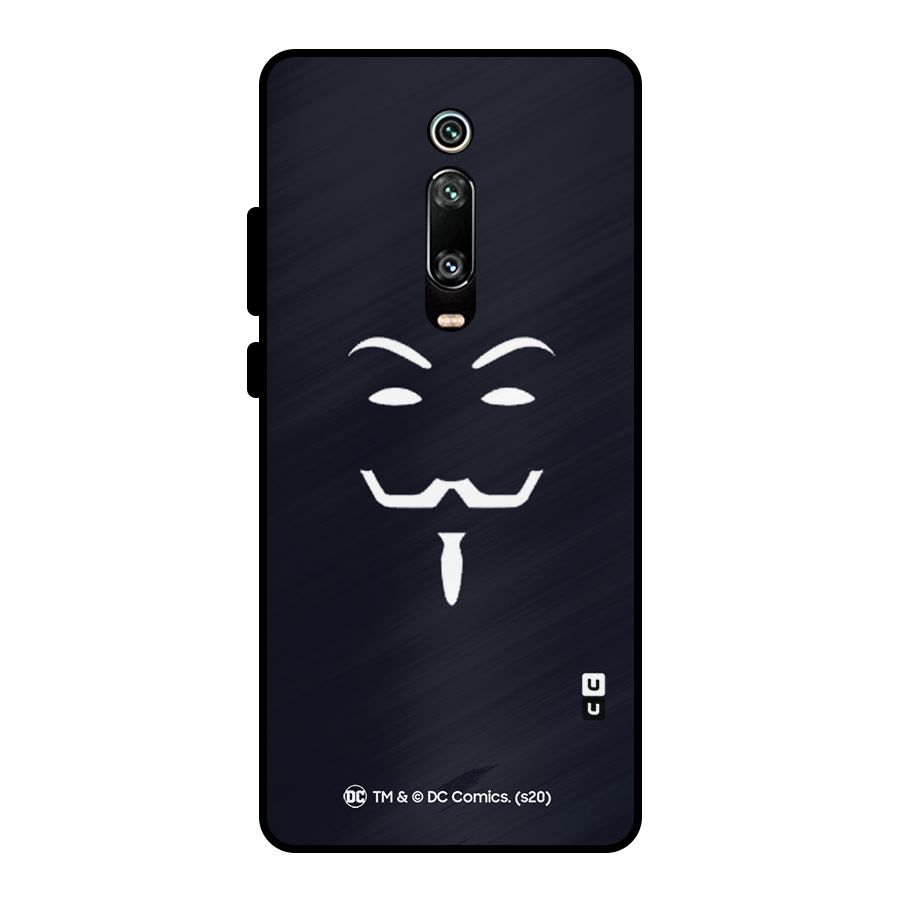 Minimal Anonymous Mask Metal Back Case for Redmi K20 Pro