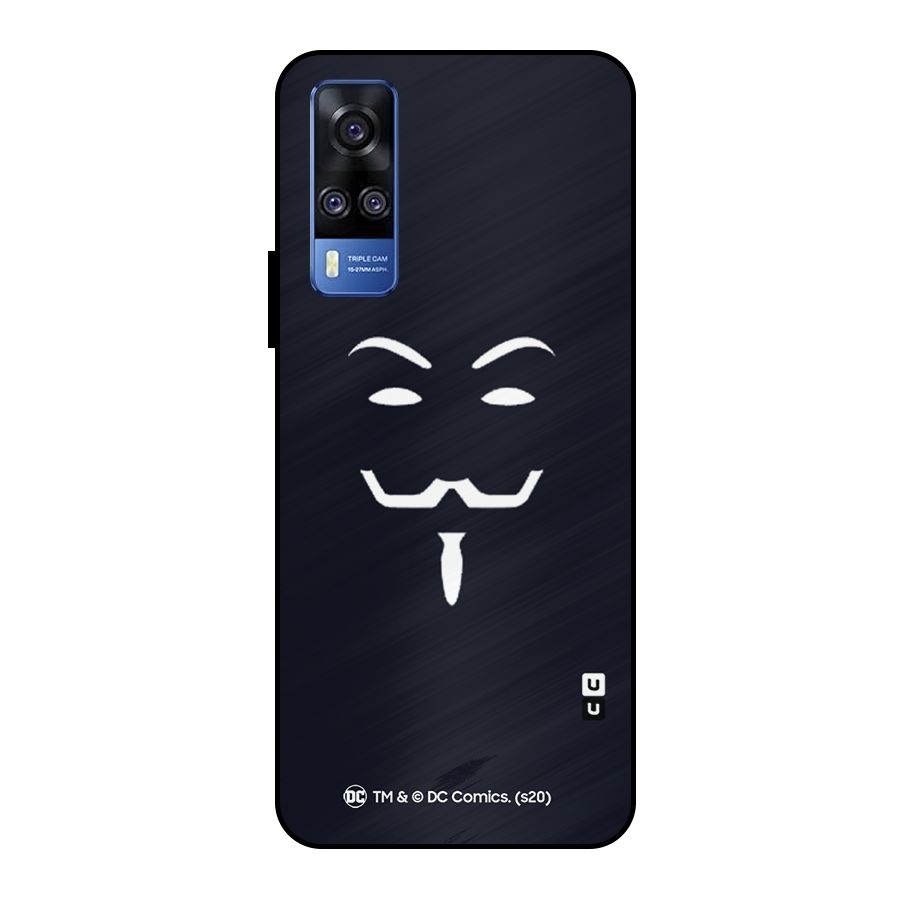 Minimal Anonymous Mask Metal Back Case for Vivo Y51