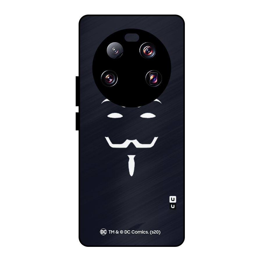 Minimal Anonymous Mask Metal Back Case for Xiaomi 13 Ultra
