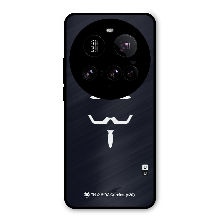 Minimal Anonymous Mask Metal Back Case for Xiaomi 15 Ultra
