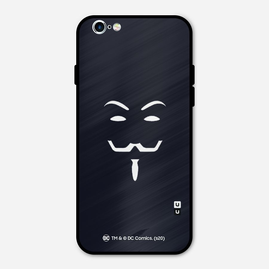 Minimal Anonymous Mask Metal Back Case for iPhone 6 6s