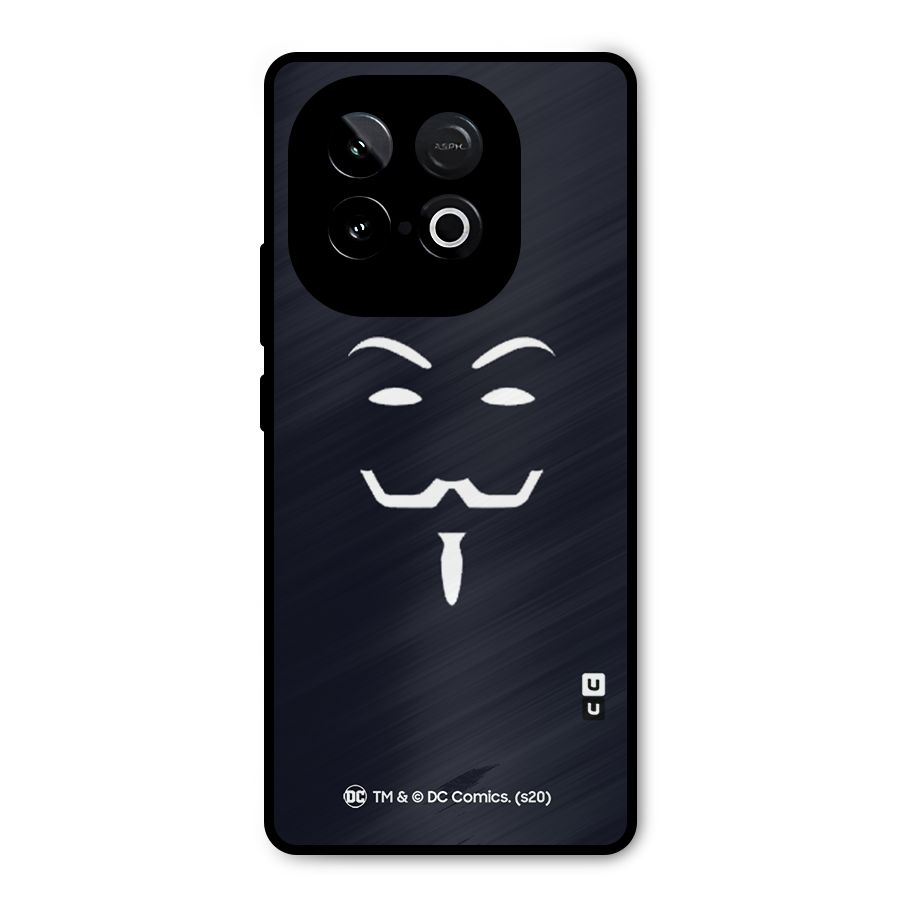 Minimal Anonymous Mask Metal Back Case for iQOO Neo 10
