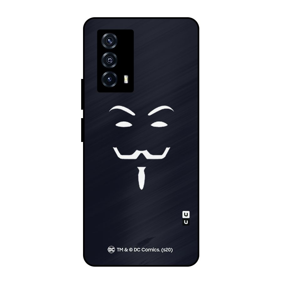 Minimal Anonymous Mask Metal Back Case for iQOO Z5