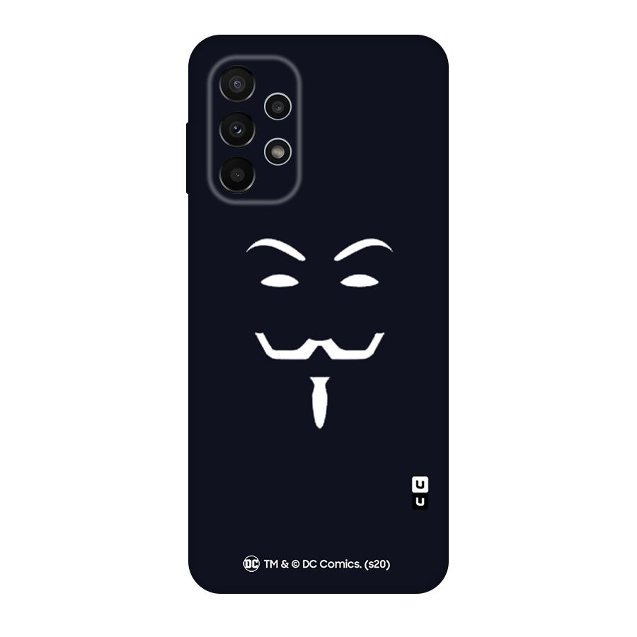 Minimal Anonymous Mask Original Polycarbonate Back Case for Galaxy A23