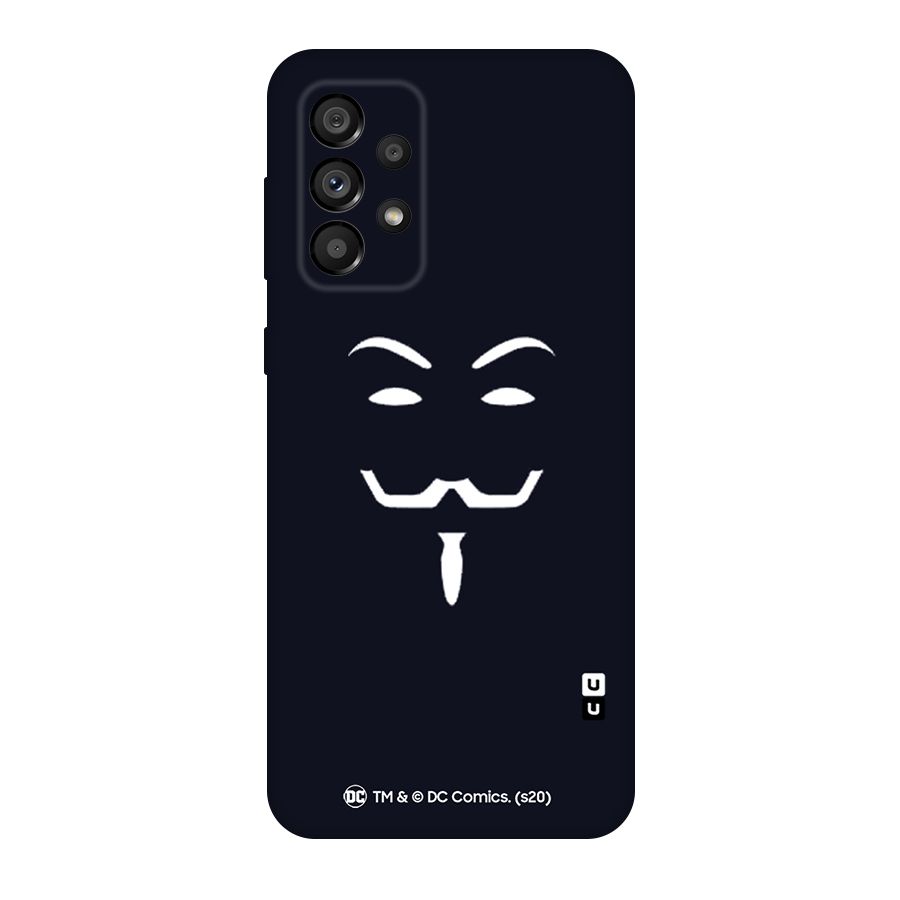 Minimal Anonymous Mask Original Polycarbonate Back Case for Galaxy A73 5G