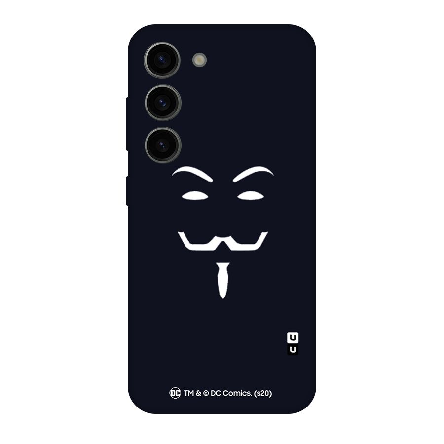 Minimal Anonymous Mask Original Polycarbonate Back Case for Galaxy S23