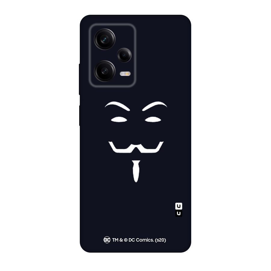 Minimal Anonymous Mask Original Polycarbonate Back Case for Redmi Note 12 Pro