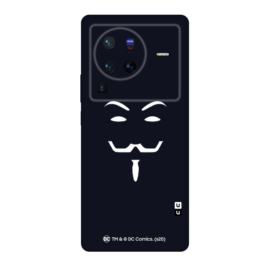 Minimal Anonymous Mask Original Polycarbonate Back Case for Vivo X80