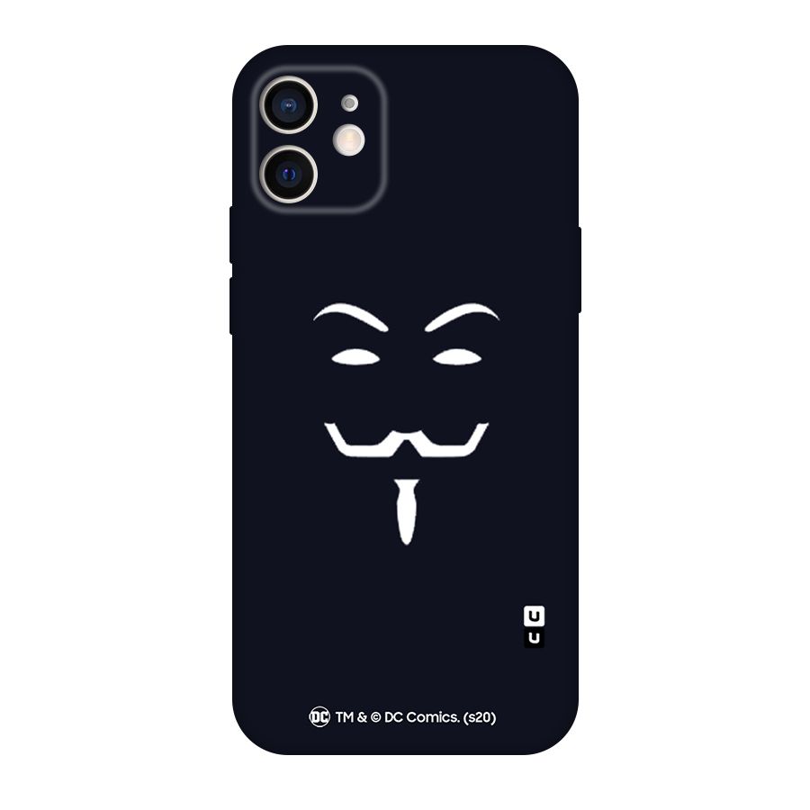 Minimal Anonymous Mask Original Polycarbonate Back Case for iPhone 12