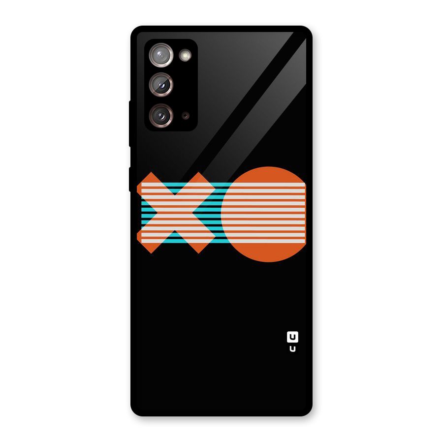 Minimal Art Glass Back Case for Galaxy Note 20