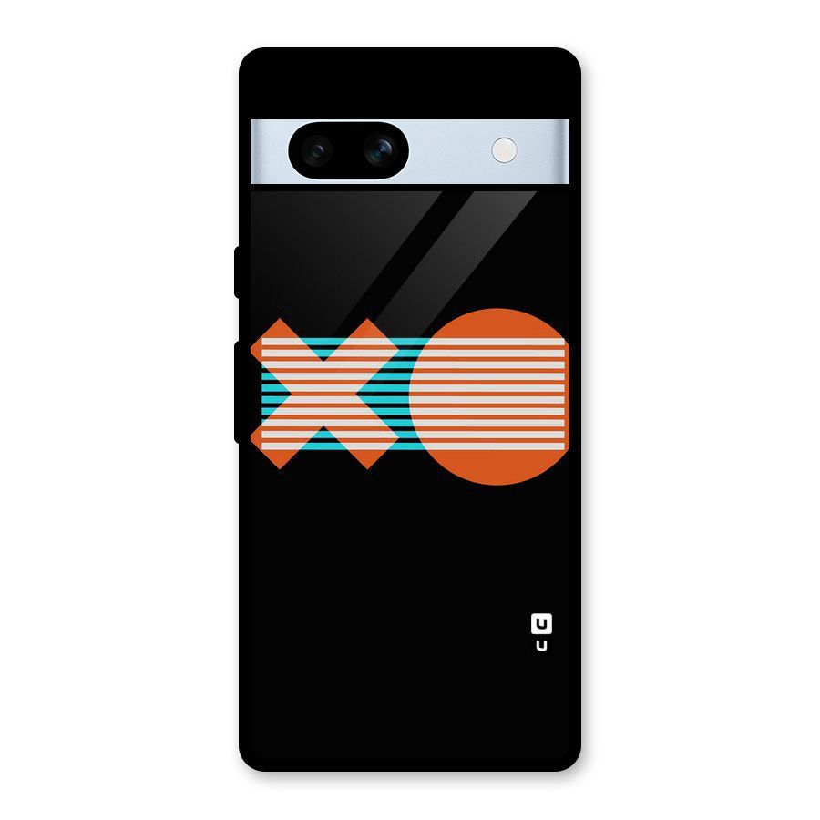 Minimal Art Glass Back Case for Google Pixel 7a