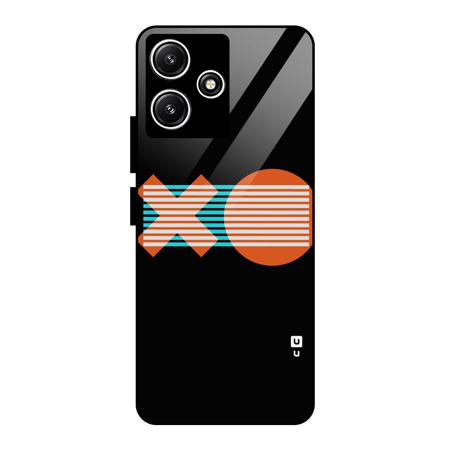 Minimal Art Glass Back Case for Redmi 12 5G