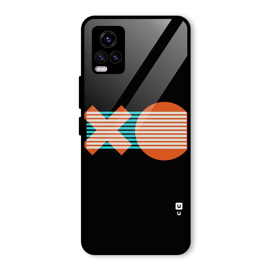 Minimal Art Glass Back Case for Vivo V20 2021
