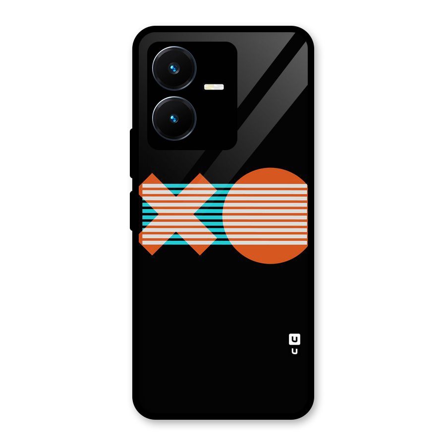 Minimal Art Glass Back Case for Vivo Y22s